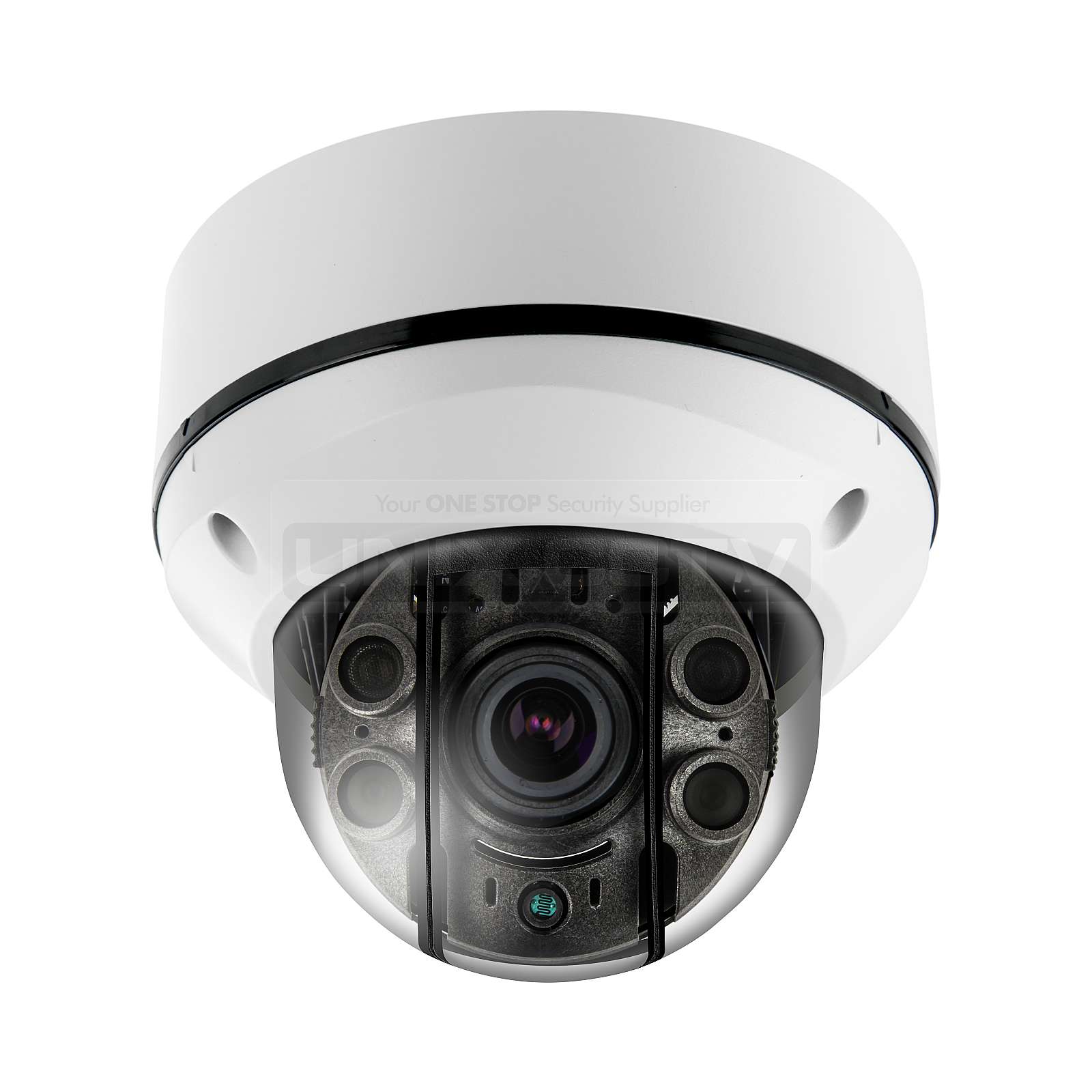 4MP vandal-resistant dome camera with exterior IR